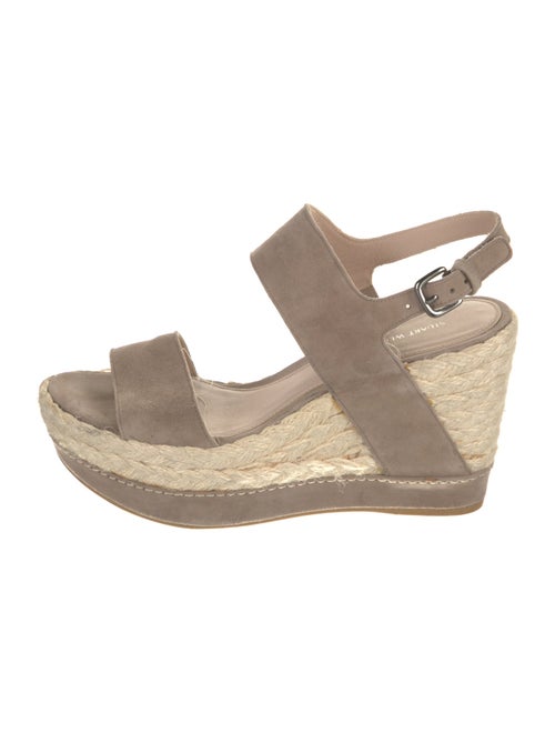 Stuart Weitzman Suede Slingback Sandals
