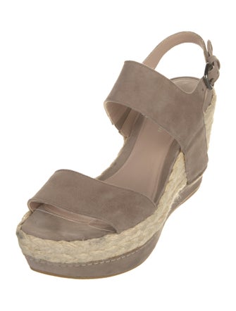 Stuart Weitzman Suede Slingback Sandals
