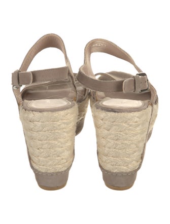 Stuart Weitzman Suede Slingback Sandals