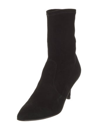 Stuart Weitzman Suede Sock Boots