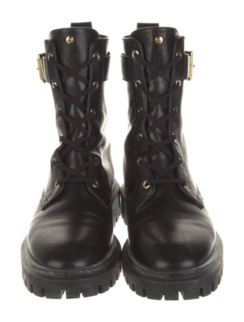 Stuart Weitzman Leather Combat Boots