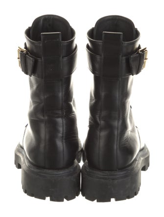 Stuart Weitzman Leather Combat Boots