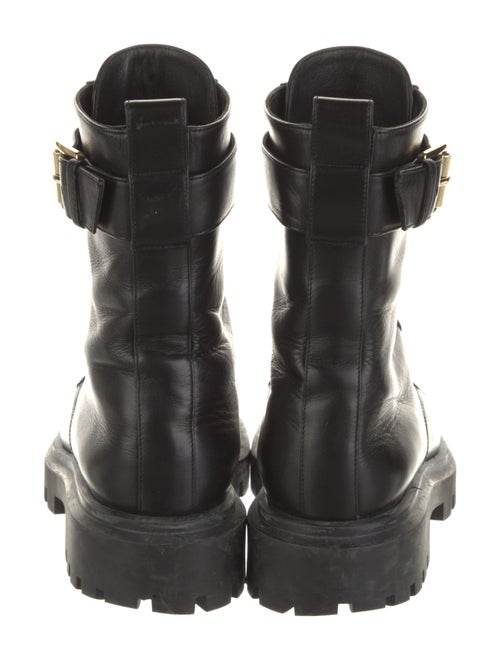 Stuart Weitzman Leather Combat Boots