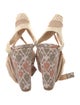 Stuart Weitzman Canvas Printed Espadrilles