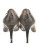 Stuart Weitzman Leather Animal Print Pumps