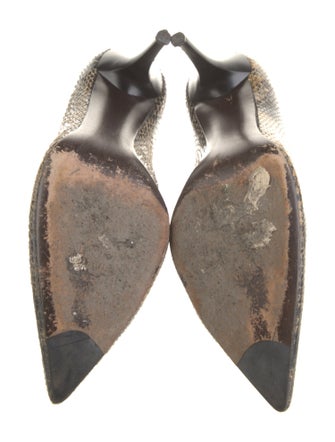 Stuart Weitzman Leather Animal Print Pumps