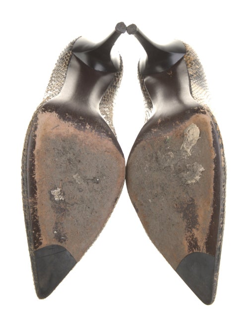 Stuart Weitzman Leather Animal Print Pumps