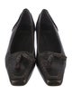 Stuart Weitzman Leather Tassel Accents Pumps