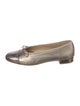 Stuart Weitzman Leather Animal Print Ballet Flats