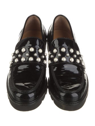 Stuart Weitzman Patent Leather Loafers