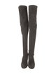 Stuart Weitzman Suede Lace-Up Boots