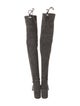 Stuart Weitzman Suede Lace-Up Boots