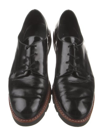 Stuart Weitzman Patent Leather Oxfords