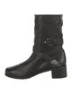 Stuart Weitzman Leather Moto Boots