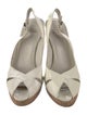 Stuart Weitzman Patent Leather Slingback Sandals
