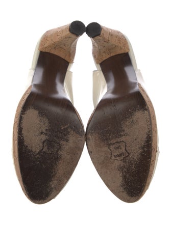 Stuart Weitzman Patent Leather Slingback Sandals