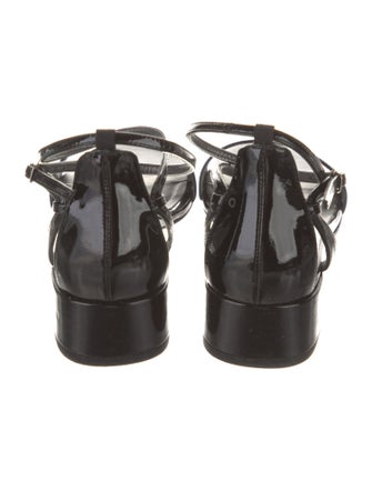 Stuart Weitzman Patent Leather Sandals