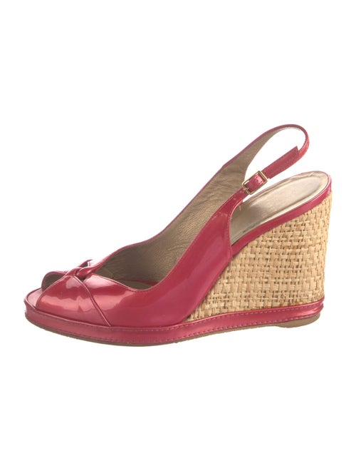 Stuart Weitzman Patent Leather Espadrilles