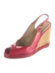 Stuart Weitzman Patent Leather Espadrilles