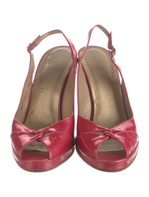 Stuart Weitzman Patent Leather Espadrilles