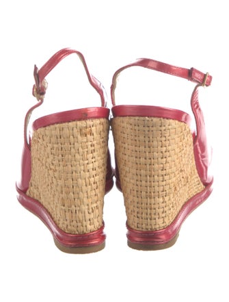 Stuart Weitzman Patent Leather Espadrilles