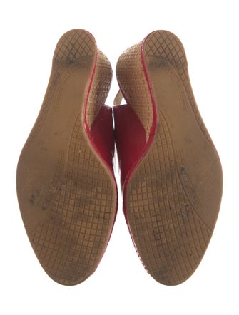 Stuart Weitzman Patent Leather Espadrilles