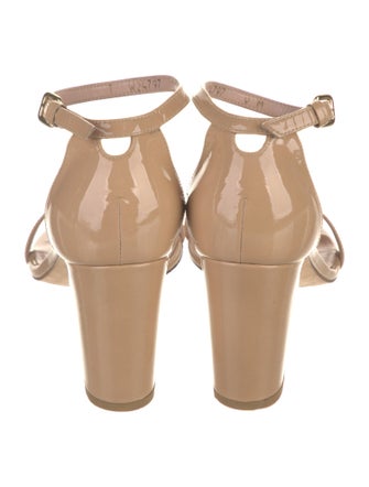 Stuart Weitzman Patent Leather Sandals