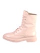 Stuart Weitzman Patent Leather Combat Boots