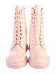 Stuart Weitzman Patent Leather Combat Boots