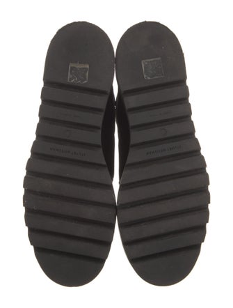 Stuart Weitzman Suede Printed Lace-Up Boots