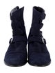 Stuart Weitzman Suede Combat Boots