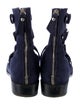 Stuart Weitzman Suede Combat Boots
