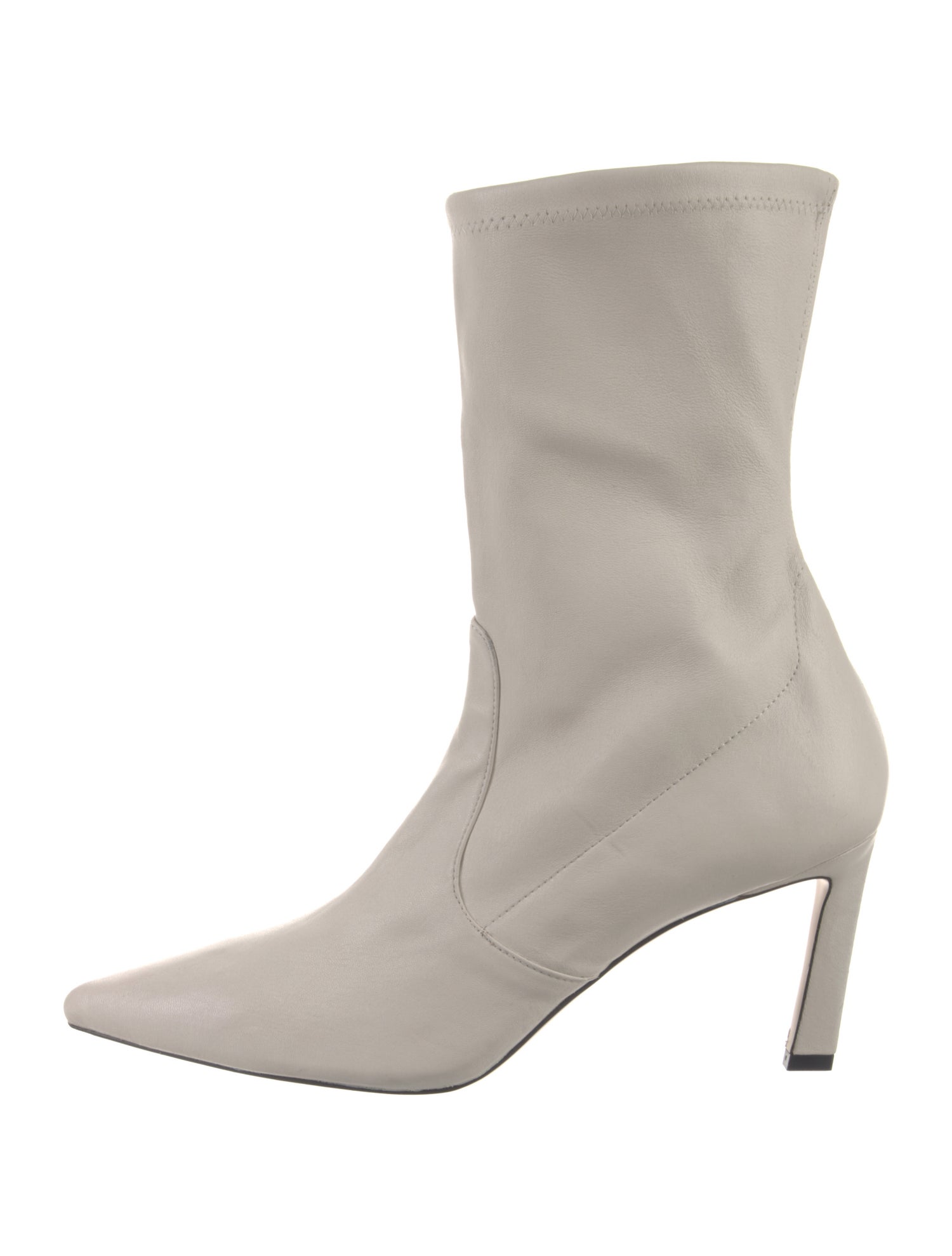 Stuart Weitzman Leather Sock Boots