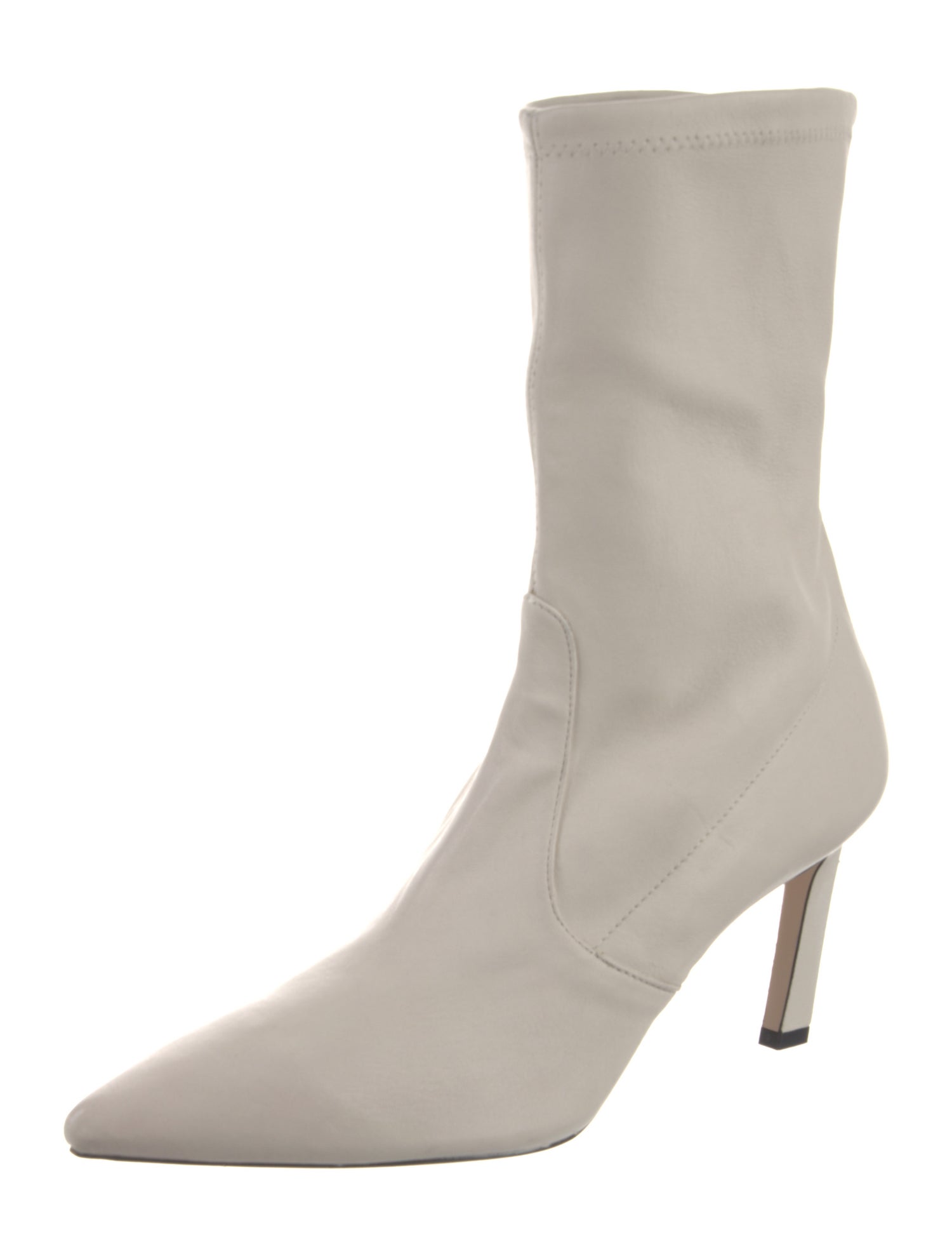 Stuart Weitzman Leather Sock Boots