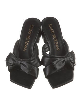 Stuart Weitzman Leather Slides