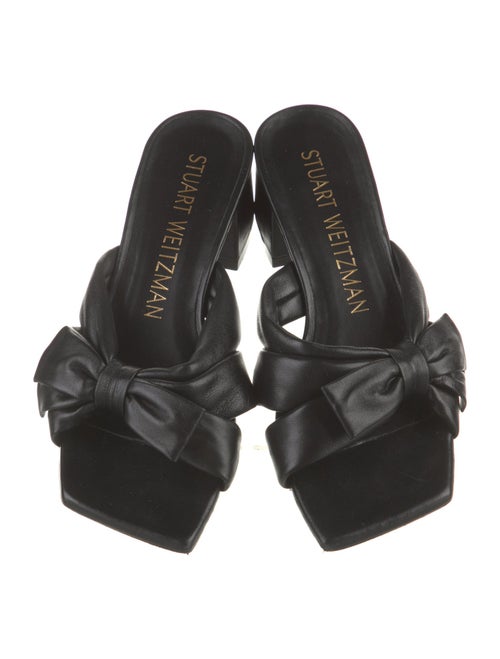 Stuart Weitzman Leather Slides