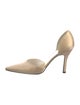 Stuart Weitzman Satin D'Orsay Pumps