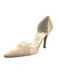 Stuart Weitzman Satin D'Orsay Pumps