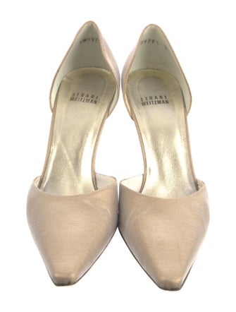 Stuart Weitzman Satin D'Orsay Pumps