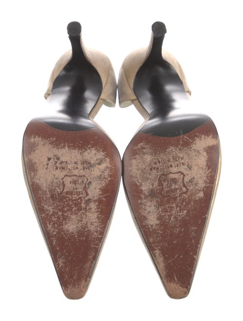 Stuart Weitzman Satin D'Orsay Pumps