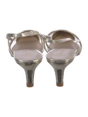 Stuart Weitzman Leather Slingback Pumps
