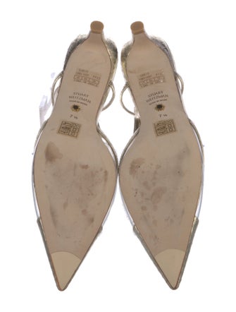 Stuart Weitzman Leather Slingback Pumps