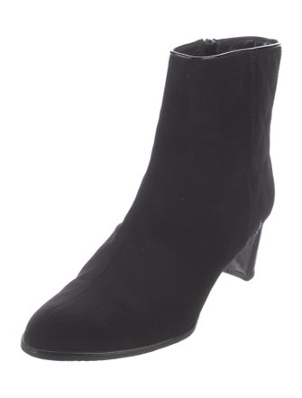 Stuart Weitzman Canvas Chelsea Boots