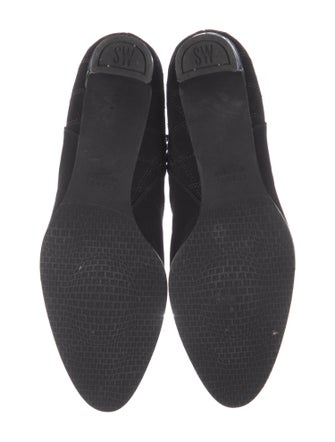 Stuart Weitzman Canvas Chelsea Boots