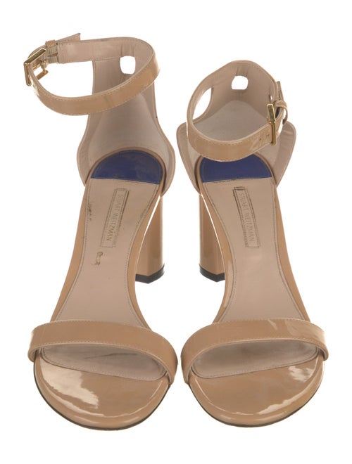 Stuart Weitzman Patent Leather Sandals