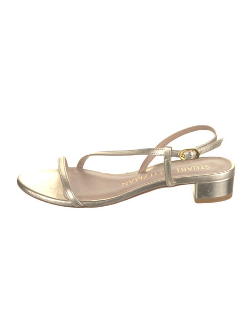 Stuart Weitzman Leather Slingback Sandals