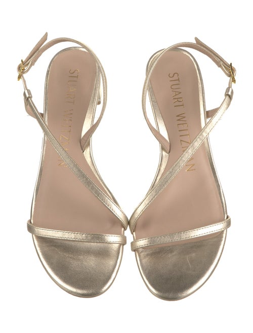 Stuart Weitzman Leather Slingback Sandals