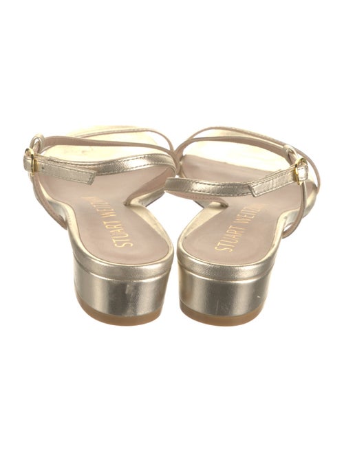 Stuart Weitzman Leather Slingback Sandals
