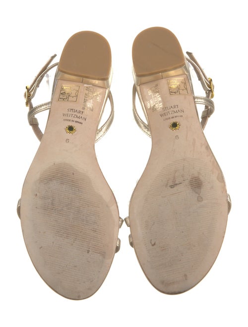 Stuart Weitzman Leather Slingback Sandals