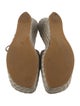 Stuart Weitzman Suede Glitter Accents Espadrilles